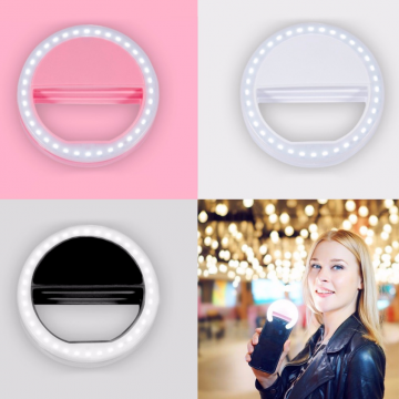 Selfie LED světlo (Selfie Ring Light) - 36 LED, nabíjecí Selfie LED světlo (Selfie Ring Light) - 36 LED, nabíjecí