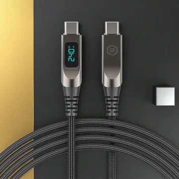 Blavec Lumix USB-C na USB-C kabel 1,2 m PD 240 W 5A s LED displejem