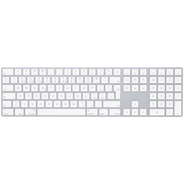 Apple Magic Keyboard MQ052CZ/A s numerickou klávesnicí - CZ, stříbrná Apple Magic Keyboard MQ052CZ/A s numerickou klávesnicí - CZ, stříbrná