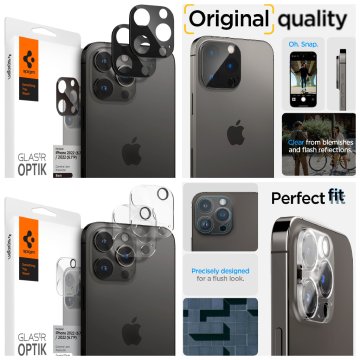 Spigen GLAStR Optik 2-Pack iPhone 14 Pro / 14 Pro…