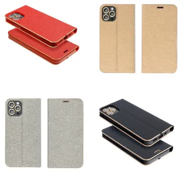 Pouzdro Forcell Luna Book Gold iPhone 13