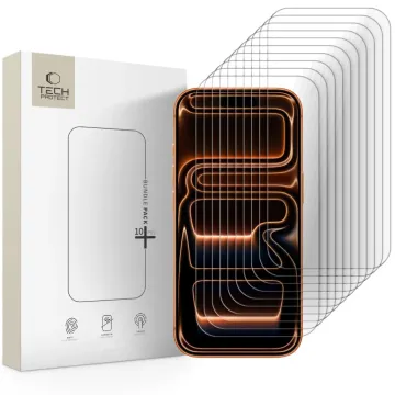 Tvrzené sklo Tech-Protect Bundle 10-Pack iPhone 17 Pro Max / 16 Pro Max čiré