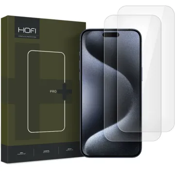 HOFI Glass Pro+ 2-Pack Tvrzené sklo na iPhone 17 Pro Max / 16 Pro Max čiré
