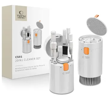Tech-Protect CS01 Čistící sada 20v1 pro elektroniku - bílá
