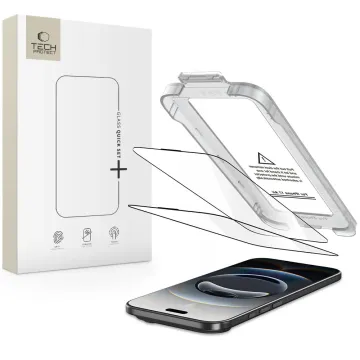 Tech-Protect Quick Set+ 2-Pack Tvrzená skla na iPhone Air černá