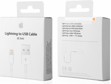 Apple USB kabel ME291ZM/A A1511 s konektorem Lightning (0,5 m) Apple USB kabel ME291ZM/A A1511 s konektorem Lightning (0,5 m)