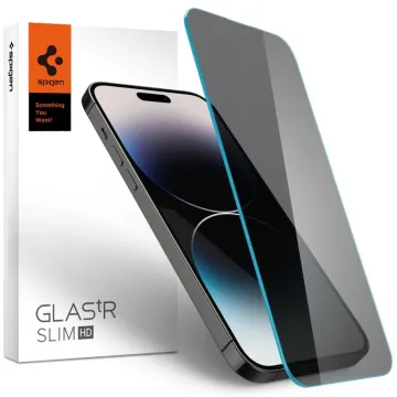 Tvrzené sklo Spigen GLAStR SLIM HD Privacy iPhone 14 Pro