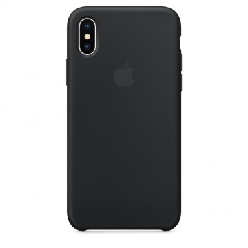 Silikonový kryt Apple Silicone Case iPhone XS/X MRW72ZM/A Černý (Black) Silikonový kryt Apple Silicone Case iPhone XS/X MRW72ZM/A Černý (Black)