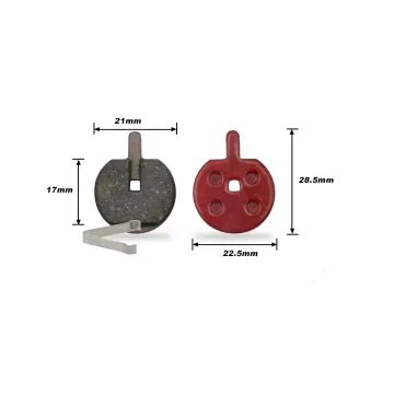 Brzdové destičky RIDERACE Semi-Metallic 026 (pro různé elektrokoloběžky)