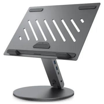 Stojan na notebook Spigen ArcDock LD204H s USB-C hubem 6v1 – Vesmírně šedý