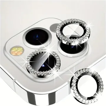 Tvrzené sklo Chief Max HARD DIAMOND Lens Glass iPhone 15 Pro Max / 15 Pro stříbrné