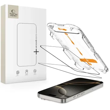 Tech-Protect Quick Set+ 2-Pack Tvrzená skla na iPhone 16 Pro Max čirá
