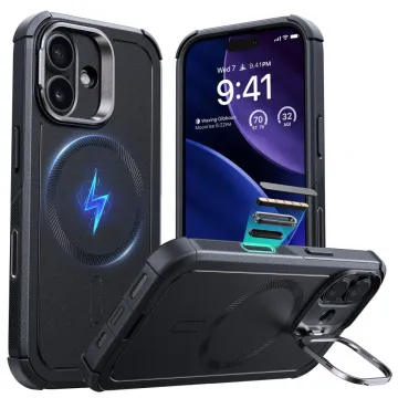 Pouzdro ESR Cyber KickStand MagSafe iPhone 17 černé