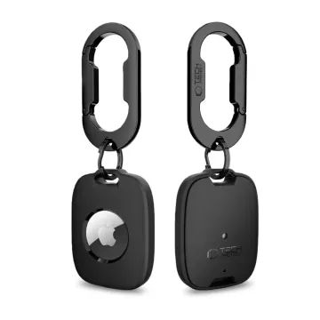 Ochranný přívěsek s karabinou Tech-Protect Velar Apple AirTag 1 / 2 černý
