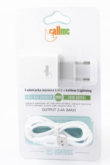Nabíječka Callme LS12 s Lightning kabelem (2x…