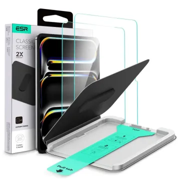 ESR UltraFit 2-Pack iPad Pro 13" (2024–2025) Tvrzené sklo s rámečkem - čiré