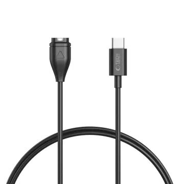 Tech-Protect UltraBoost MC04 Nabíjecí USB-C kabel pro hodinky Garmin - černý