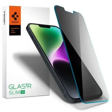 Spigen GLAStR SLIM HD Privacy iPhone 17e / 16e / 14 / 13 Pro / 13