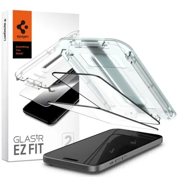 Tvrzené sklo Spigen GLAStR EZ Fit FullCover 2Pack iPhone 15 Plus černé