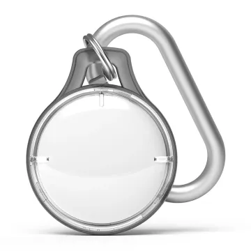 Pouzdro Ringke Slim + 4x fólie pro Apple AirTag 1 / 2 (Smoke Black)