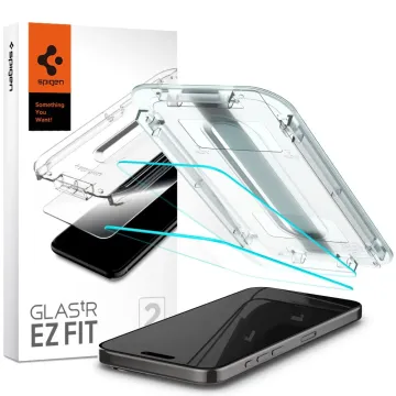 Tvrzené sklo Spigen GLAStR EZ Fit 2Pack iPhone 15 Pro Max čiré
