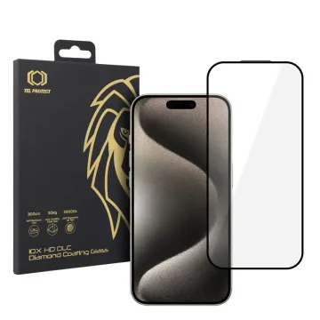Safírové sklo Tel Protect 10X HD DLC iPhone 15 Pro čiré
