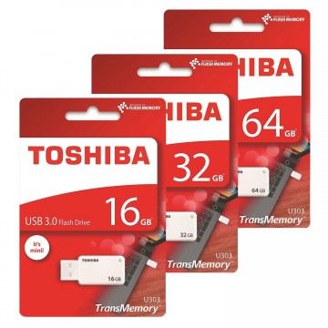 TOSHIBA U303 USB 3.0 Flash Disk (64GB/32GB/16GB) TOSHIBA U303 USB 3.0 Flash Disk (64GB/32GB/16GB)