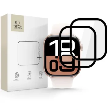 Tech-Protect Glass Flex+ 2-Pack Ochrana displeje Apple Watch 10/11 (42mm) černá