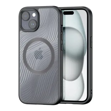 Pouzdro Dux Ducis Aimo Mag na iPhone 15 Plus černé