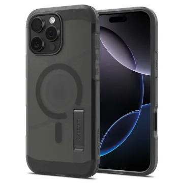 Pouzdro Spigen Tough Armor T (AI) MagFit MagSafe iPhone 16 Pro Max Frost Black