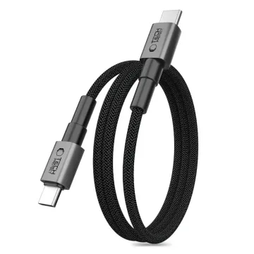 Tech-Protect UltraBoost DNA MagTwist USB-C kabel 100W 1m – Iron Grey