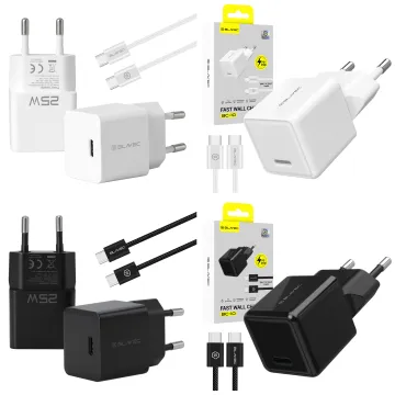 Blavec BC-10 nabíječka USB-C PD 25W s kabelem USB-C 1m