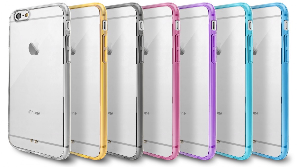 Barevný čirý kryt Ultra Slim Hybrid na iPhone 6s Plus / 6 Plus Barevný čirý kryt Ultra Slim Hybrid na iPhone 6s Plus / 6 Plus