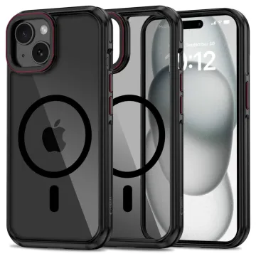 Pouzdro Tech-Protect MagHybrid MagSafe iPhone 15 Black/Red