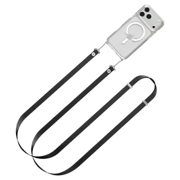 Spigen DA30L Lanyard Strap Crossbody popruh pro iPhone a fotoaparáty - černý
