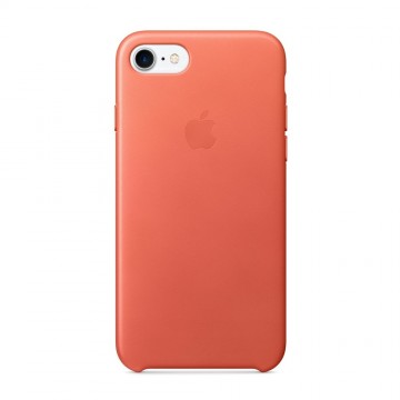 Kožený kryt Apple Leather Case iPhone 8/7 Muškátový (Geranium) Kožený kryt Apple Leather Case iPhone 8/7 Muškátový (Geranium)