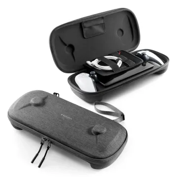 Cestovní pouzdro Spigen Klasden Pouch na Sony Playstation Portal Remote uhlově šedé
