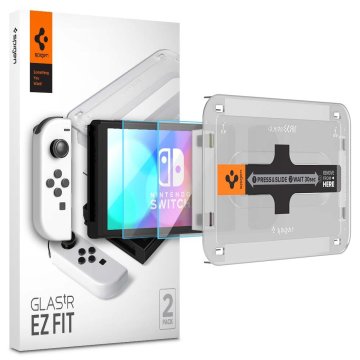 Tvrzené sklo Spigen GLAStR EZ Fit 2-Pack Nintendo…