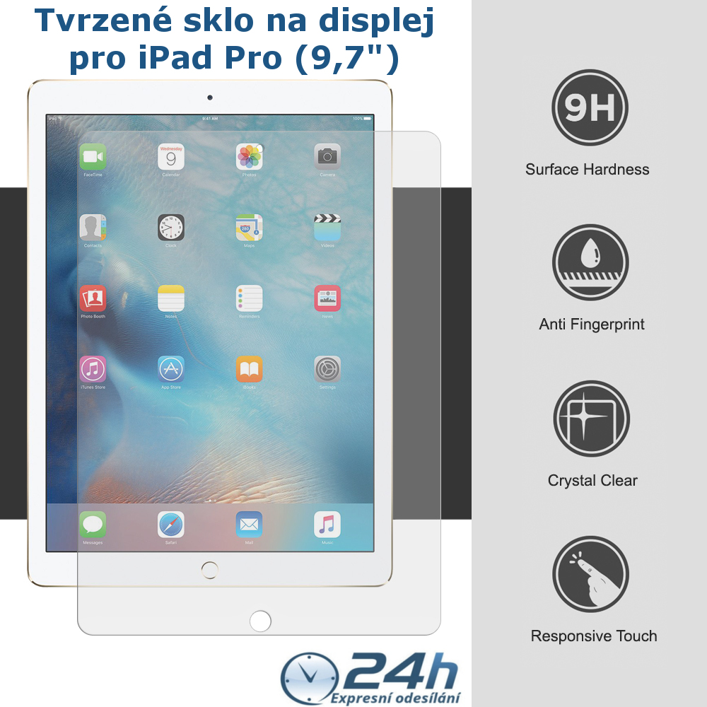 Tvrzené sklo PRO+ na displej Apple iPad Pro 9.7'' (2016) Tvrzené sklo PRO+ na displej Apple iPad Pro 9.7'' (2016)