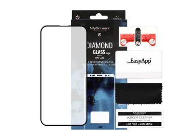 MyScreen Diamond Glass Edge Full Glue iPhone 17e / 16e / 14 / 13 Pro / 13