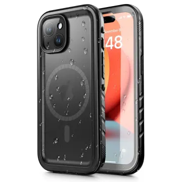 Vodotěsné pouzdro Tech-Protect SHELLBOX MagSafe IP68 iPhone 15 černé