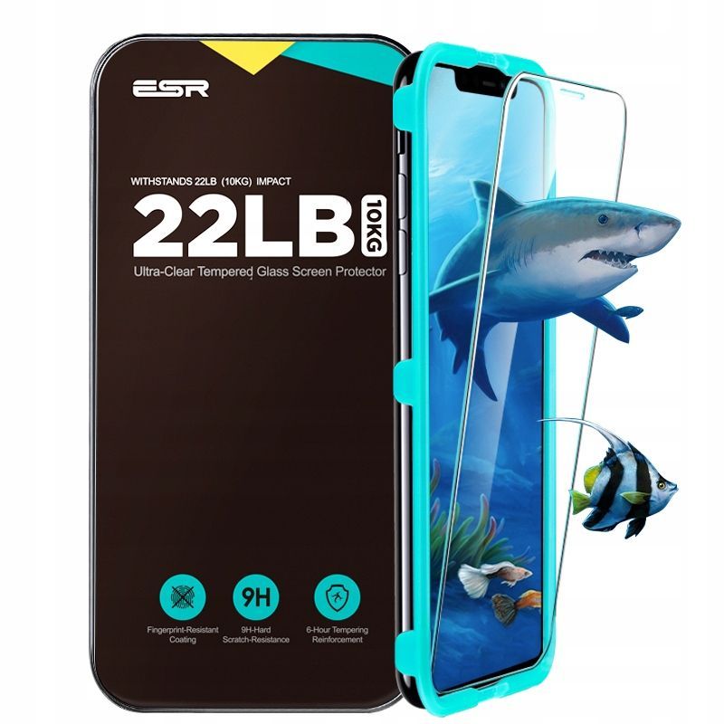 Tvrzené sklo ESR 22LB Glass Film na displej Apple iPhone XS MAX + rámeček Tvrzené sklo ESR 22LB Glass Film na displej Apple iPhone XS MAX + rámeček
