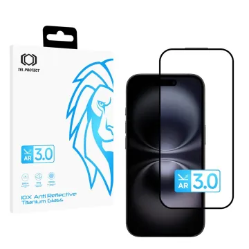 Tel Protect 10X AR 3.0 AntiReflective Titanium Glass iPhone 16