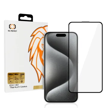 Tvrzené sklo Tel Protect 10X HD Titanium Glass na iPhone 15 Pro