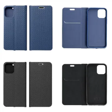 Pouzdro Forcell Luna Book Carbon iPhone 13