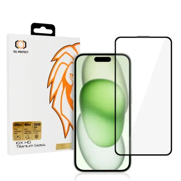Tvrzené sklo Tel Protect 10X HD Titanium Glass na iPhone 15