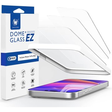 Whitestone Dome Glass EZ 3-PACK iPhone 14 čiré