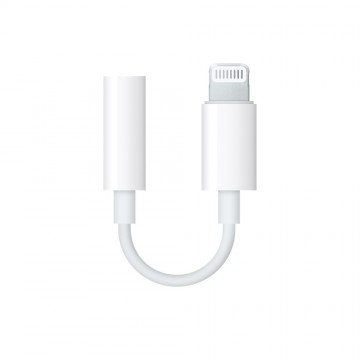 Apple MMX62ZM/A Lightning - 3,5mm jack adaptér / redukce bílý Apple MMX62ZM/A Lightning - 3,5mm jack adaptér / redukce bílý