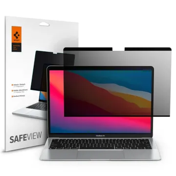Privátní fólie Spigen SafeView MacBook Air 13 M2-M5 2022-2026