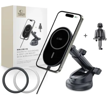 Tech-Protect MM15W-V6 Dashboard & Vent MagSafe držák do auta s nabíjením